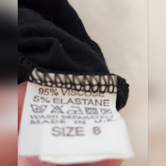 Missguided Basic Bodysuit Black Size UK 8 or US 4 or S - Picture 8 of 8